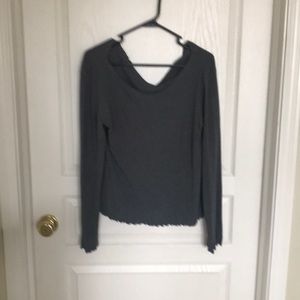 Gap ladies gray top size large